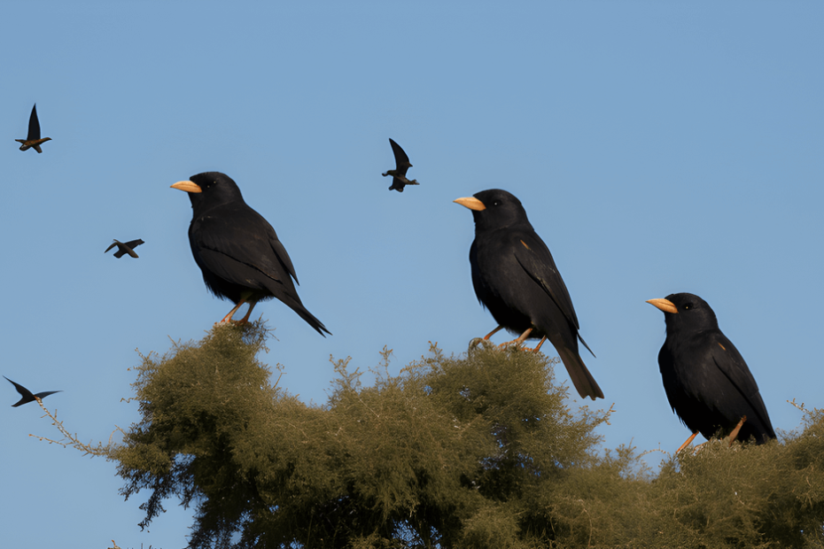Blackbirds vs Crows