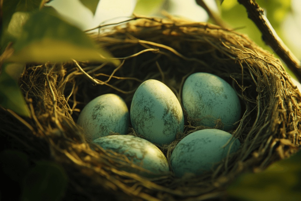 do birds move their eggs?