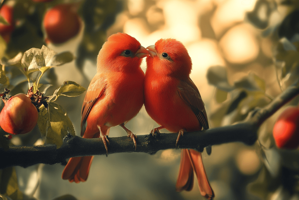 birds representing love