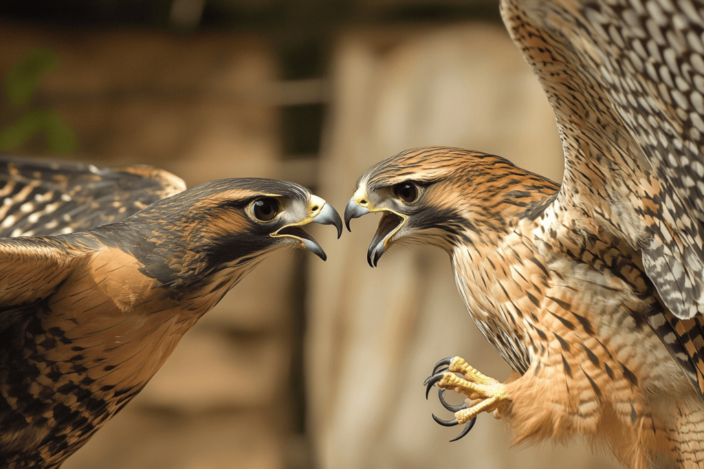 hawks vs falcons birds