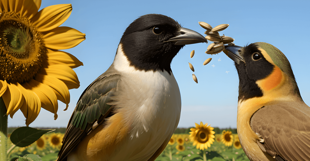 can birds eat salted sunflower seeds