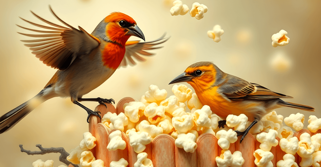 do birds like popcorn?