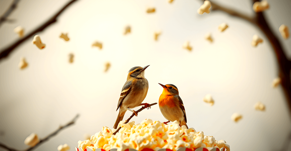 do birds like popcorn?