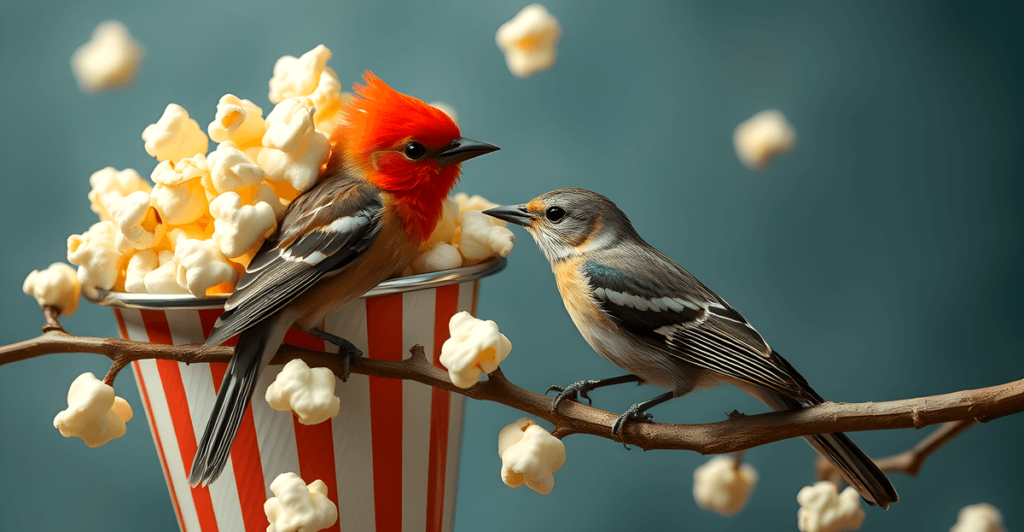 do birds like popcorn?