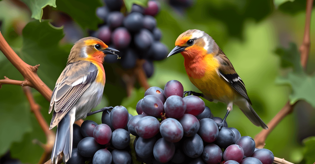 can birds eat grapes?