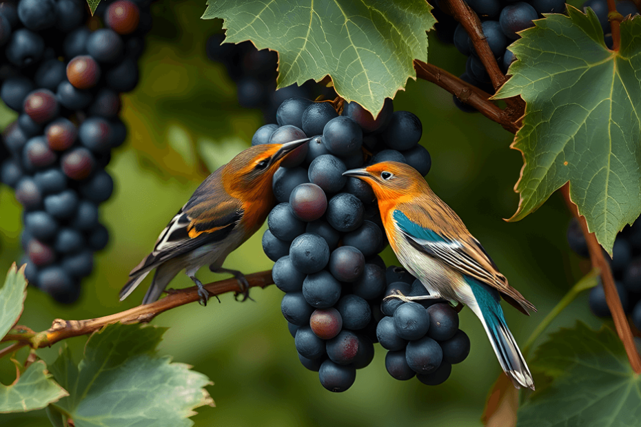 can birds eat grapes?