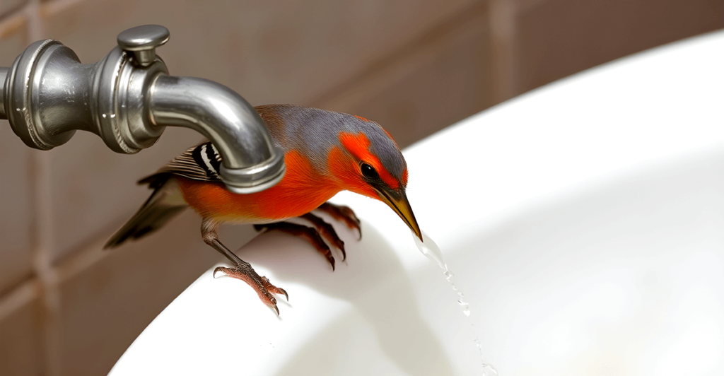 can birds drink tap water?