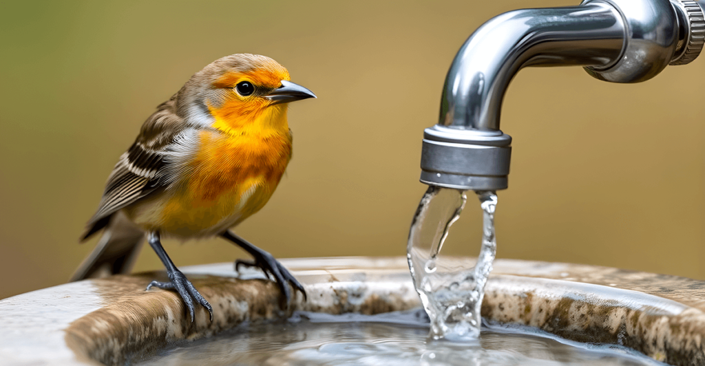 can birds drink tap water?