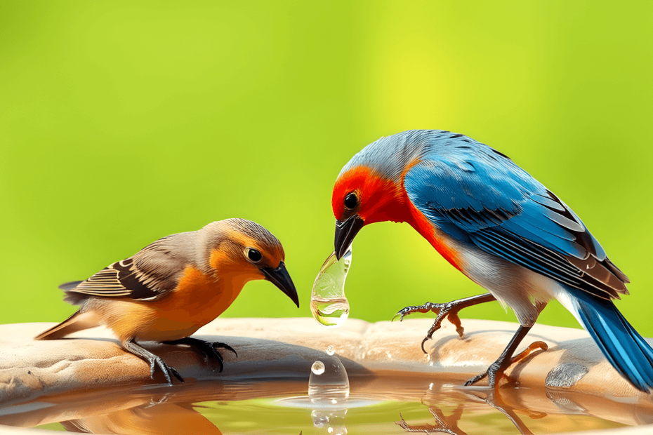 can birds drink tap water?