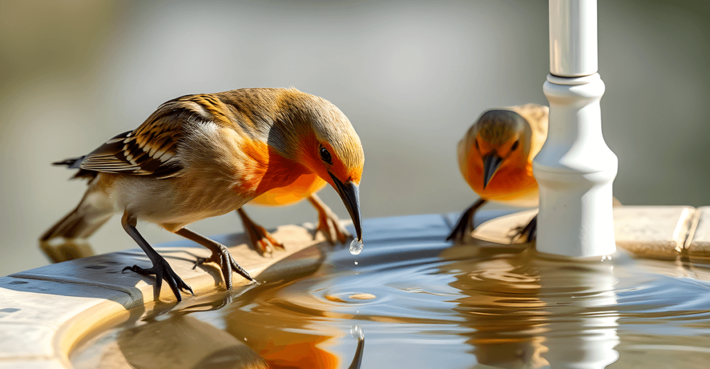 can birds drink tap water?