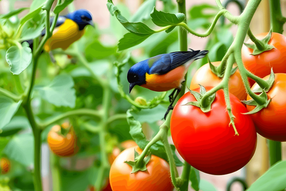 How to Keep Birds Off Tomato Plants?