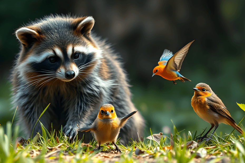 Do Raccoons Eat Baby Birds?