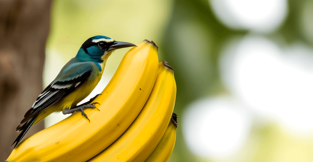 can birds eat bananas?