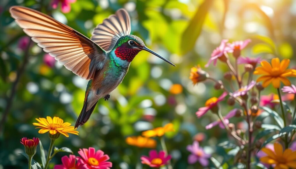 Aggressive hummingbird species