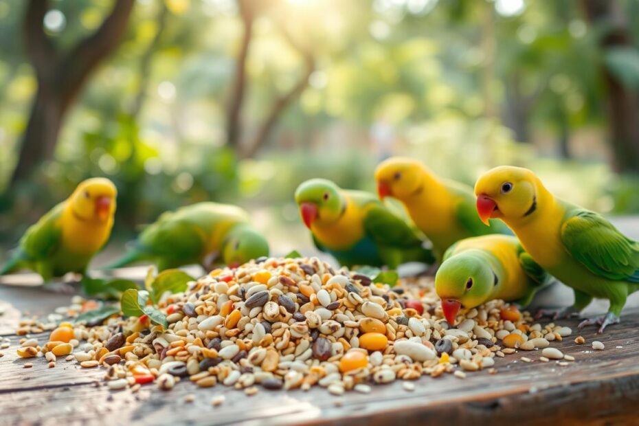 can wild birds eat parakeet food